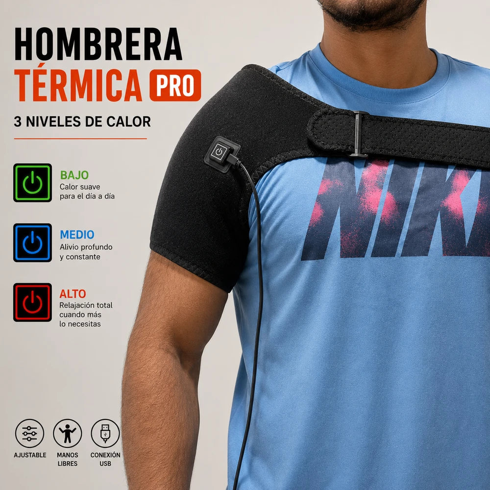 Hombrera Térmica PRO™para hombro y manguito rotador-3 niveles